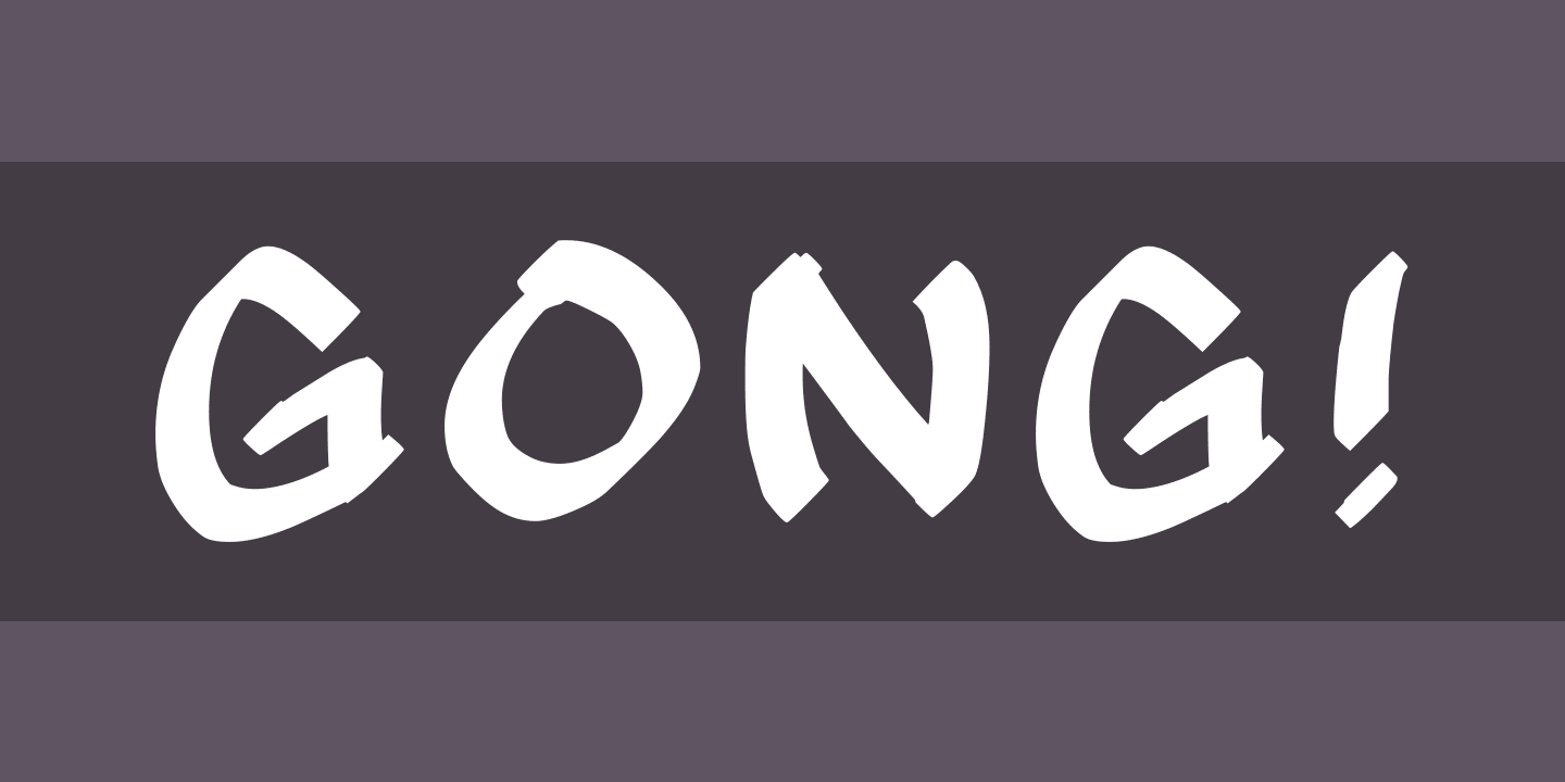 Gong! Font